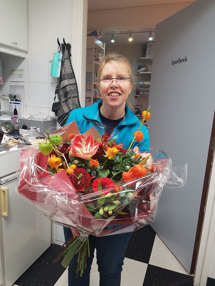 Yvonne 12,5jaar in dienst